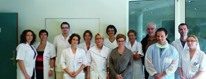 Photo de l'équipe médicale pluridisciplinaire